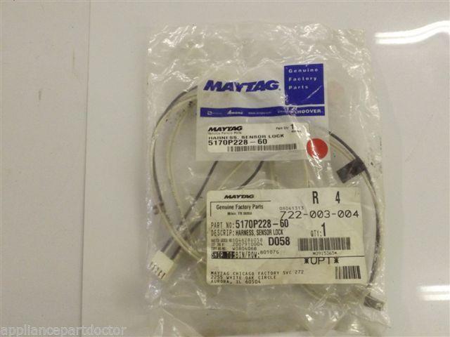 Maytag Magic Chef Stove 5170P228-60 Harness, Sensor , Lock NEW IN BOX Maytag Magic Chef Stove 5170P228-60 Harness, Sensor , Lock NEW IN BOX